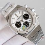 Swiss Audemars Piguet Royal Oak 7750 Chronograph Watch White Panda Dial 41mm
